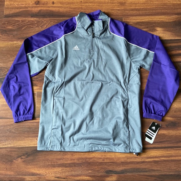 adidas quarter zip pullover mens